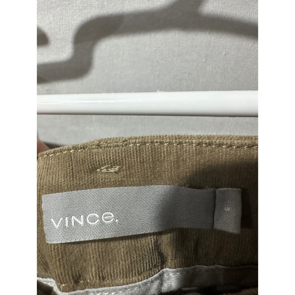 Vince Corduroy Pants Womens Size 6 Casual Khaki Tan Classic - Picture 6 of 7